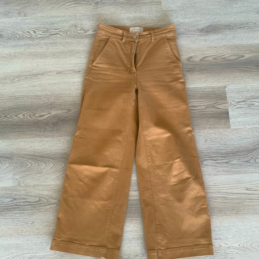 Everlane Women's Wide Leg Pants in Tan